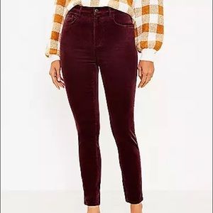 LOFT Corduroy Skinny Pants